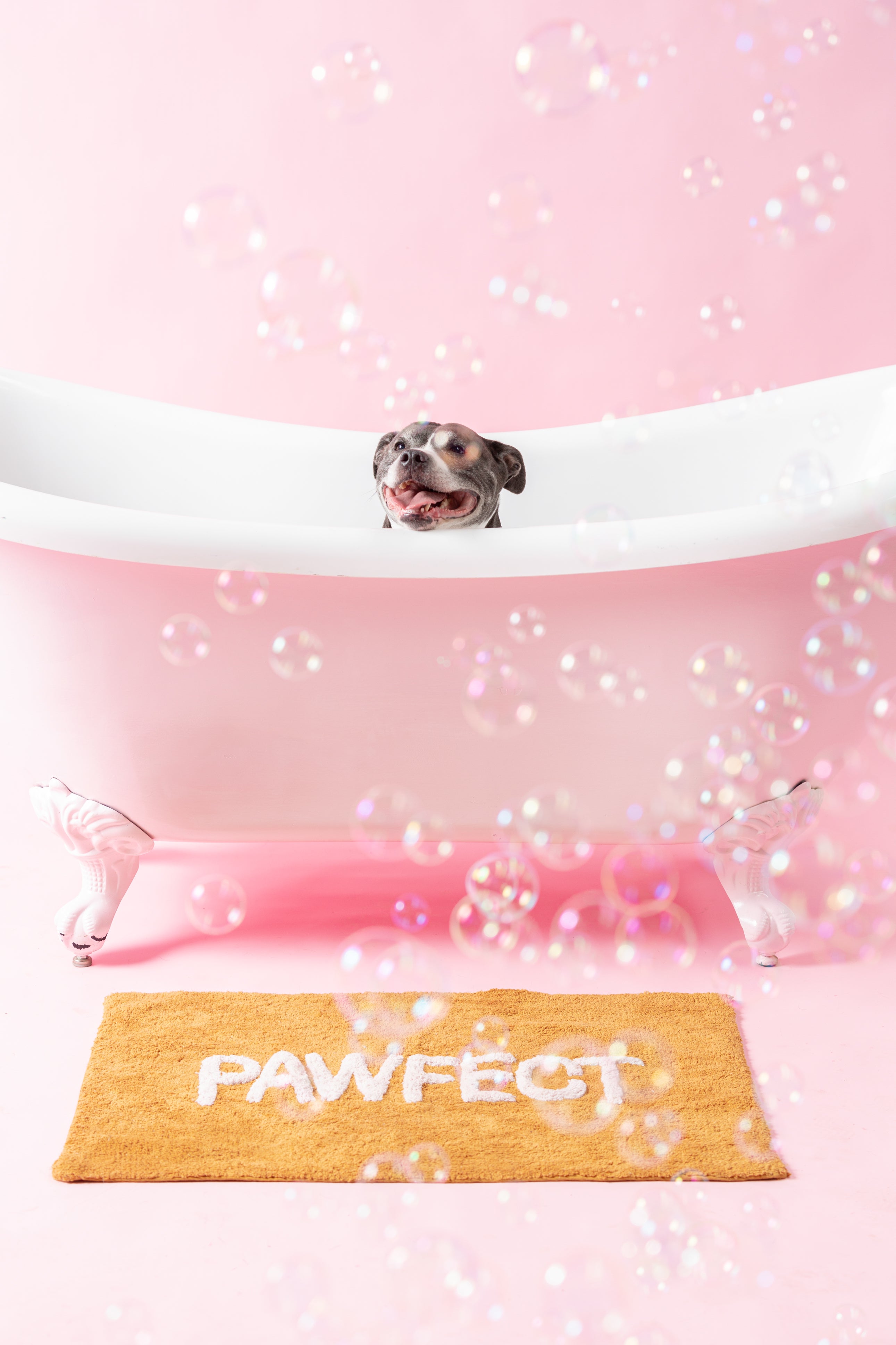 Pawfect Bath Mat - Mustard