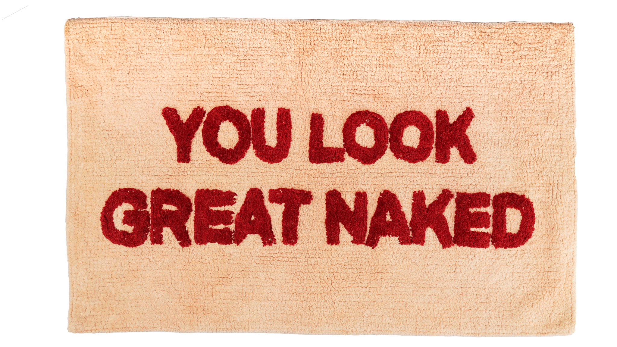 You Look Great Naked Bath Mat