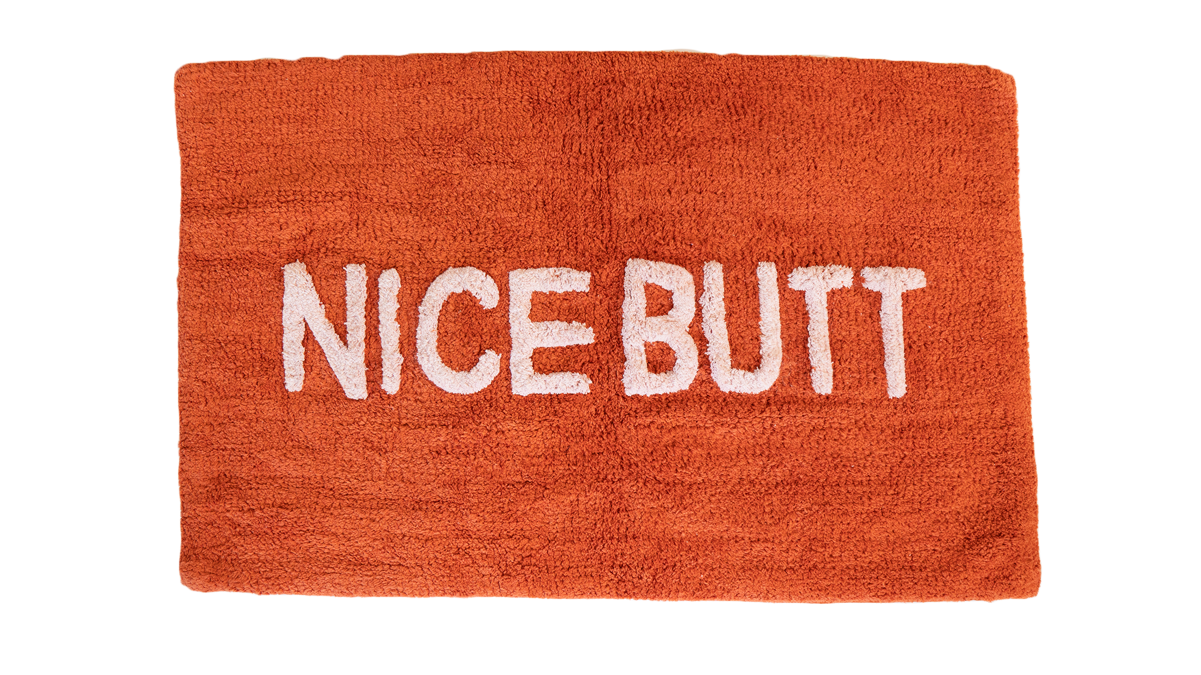 Nice Butt Bath Mat - Rust