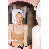 nice butt - Affirmation Mirror Sticker